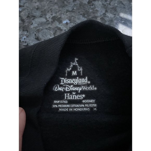 Disney Star Wars Rogue One Sweatshirt Size Medium Disneyland Disney World Black - Picture 2 of 12